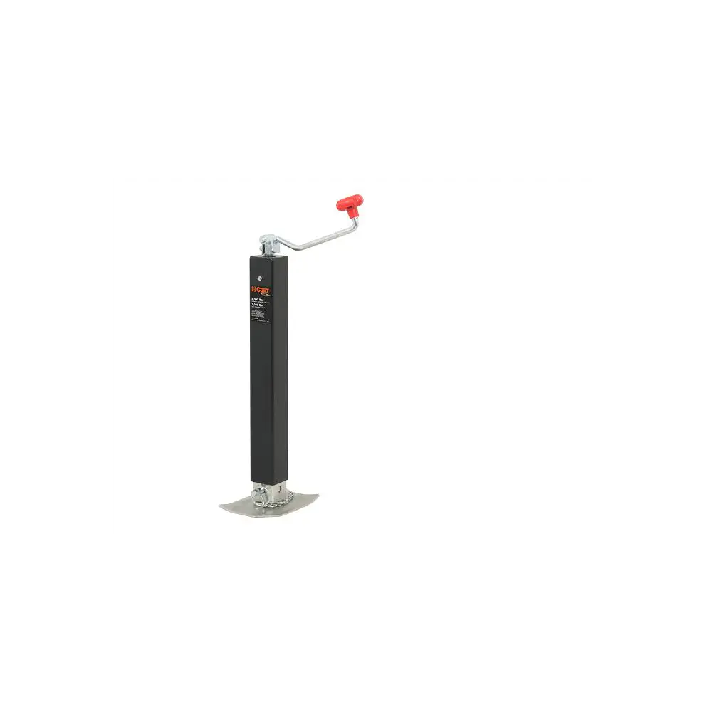 Heavy Duty Drop Leg Jack, Top Wind, 8K Support Capacity, 7K Lift Capacity - 28570